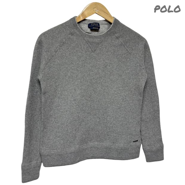 3762 폴로 랄프로렌 그레이 울 니트