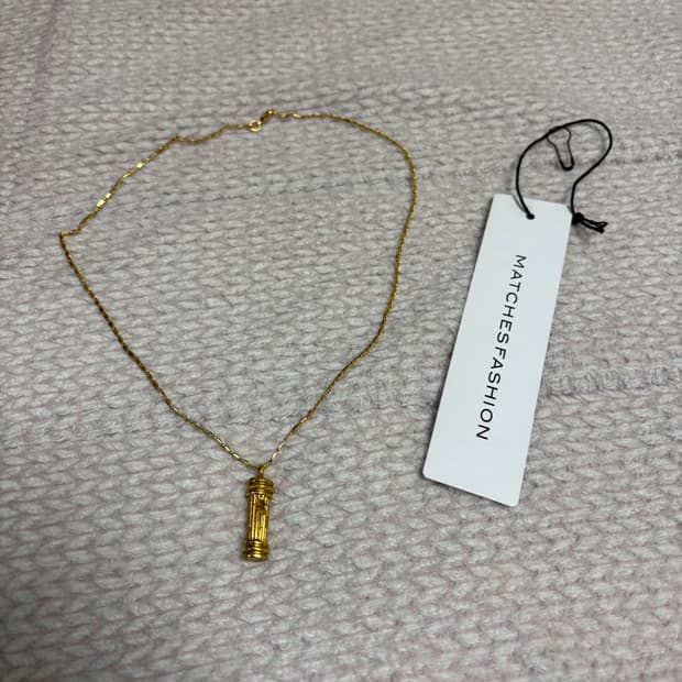 알리기에리 pillar 24k 도금 목걸이