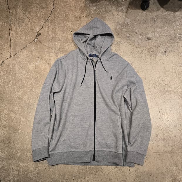 Polo Ralph Lauren 그레이 풀집업 후드
