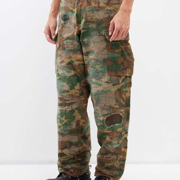 구매글) 지방시 카모 디스트레스드 펜츠