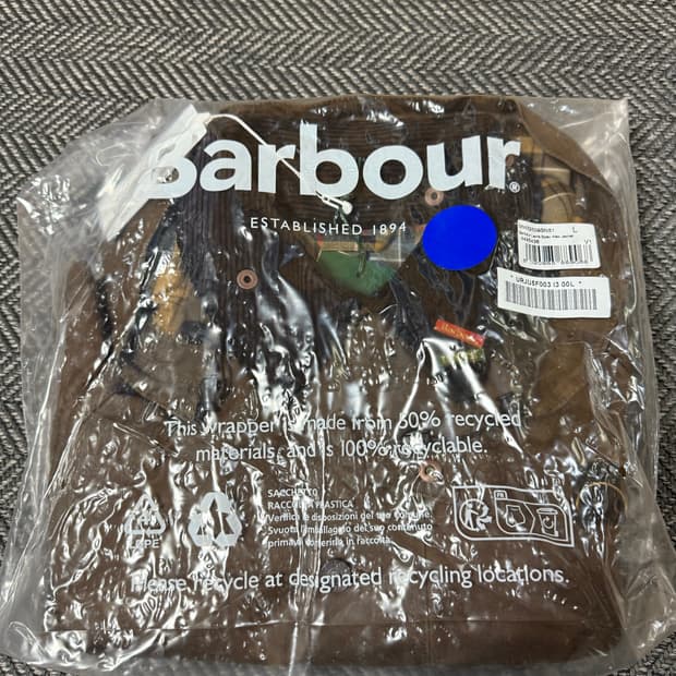 Barbour x Levis Spey 왁스 자켓 L 사이즈