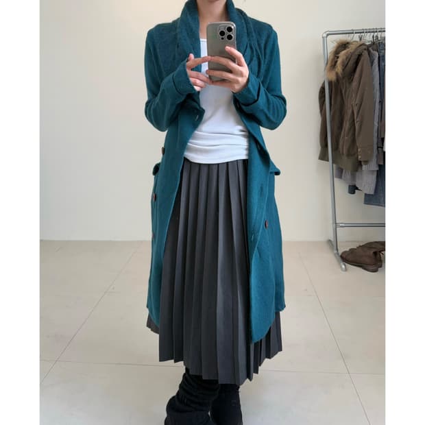 빈티지 모헤어 혼방 가디건