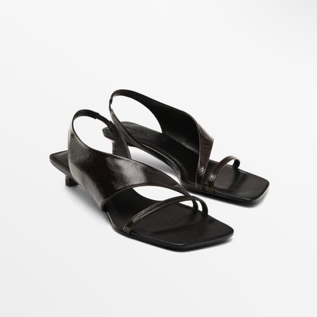 마시모두띠 힐샌들 245 ASYMMETRIC HEELED SANDALS