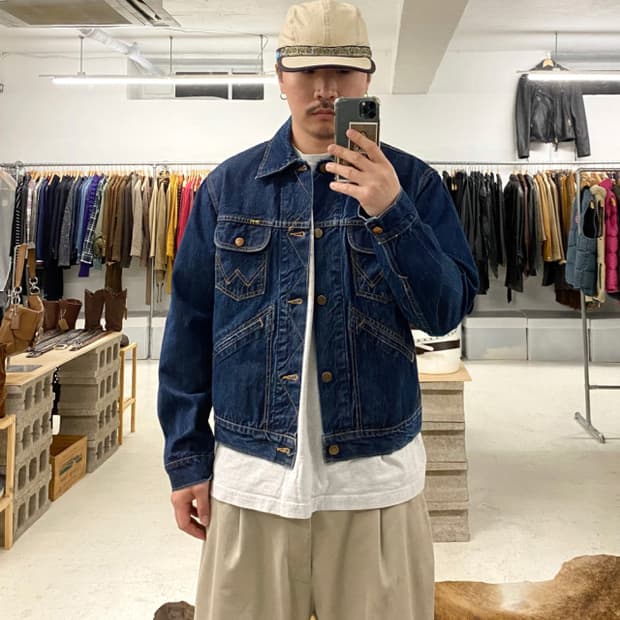90's WRANGLER 124mj denim jacket 랭글러 자켓