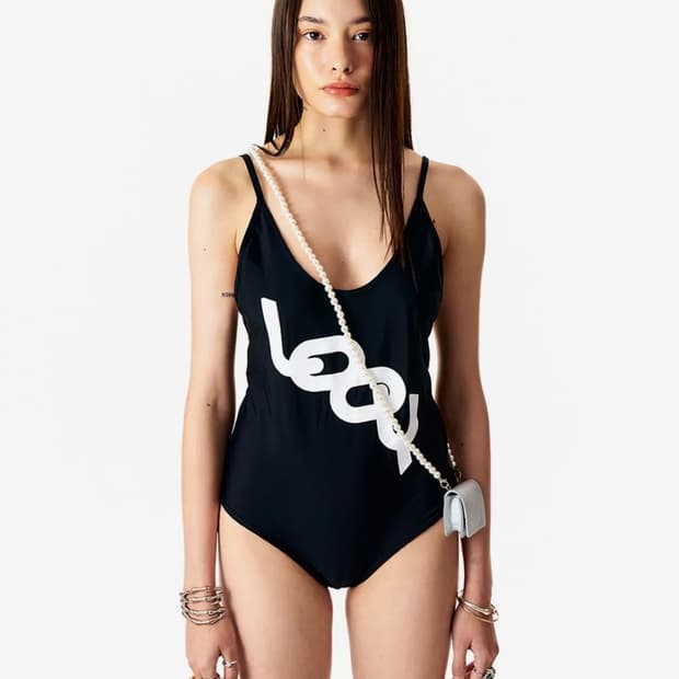 Yeel 와이이이엘 Logo Body-Suit Black 