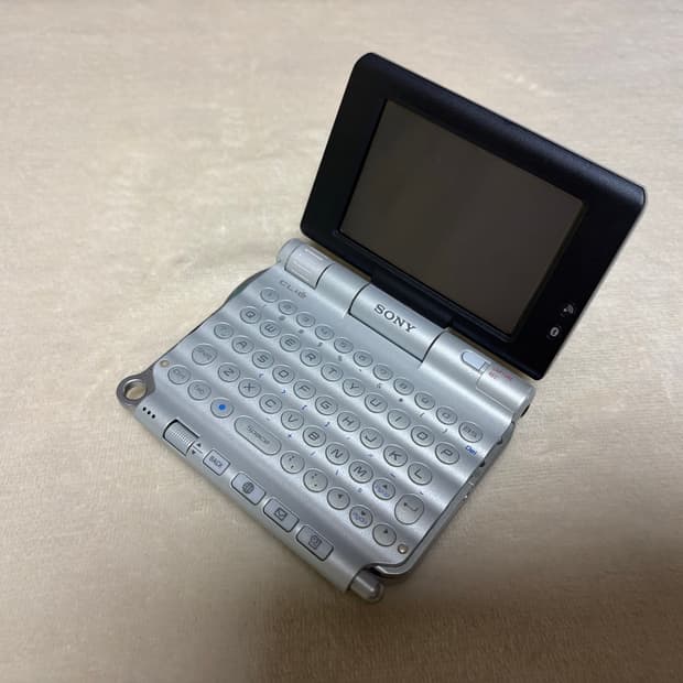 희귀/소장용] 소니 클리에 PEG-UX50 PDA 본체 + 거치대 판매합