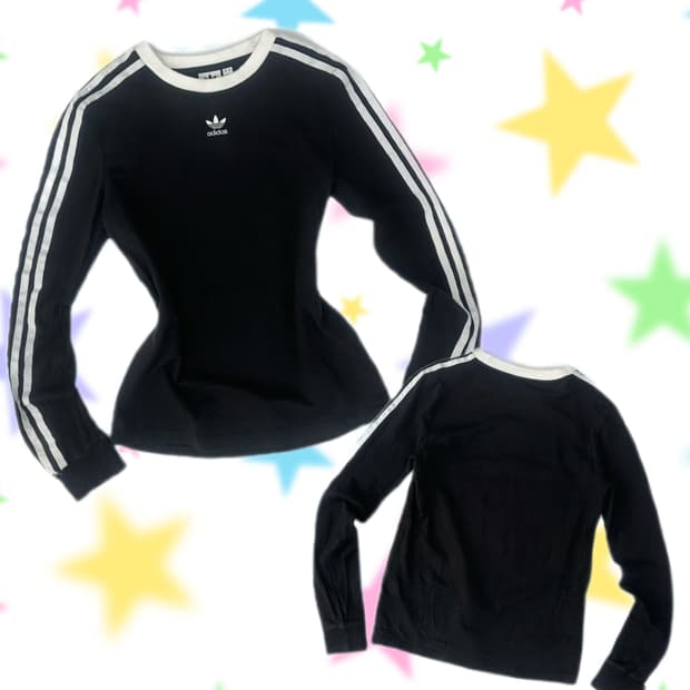 🖤아디다스 불꽃 블랙 긴팔 티셔츠🖤스포티 스포츠 이너티셔츠