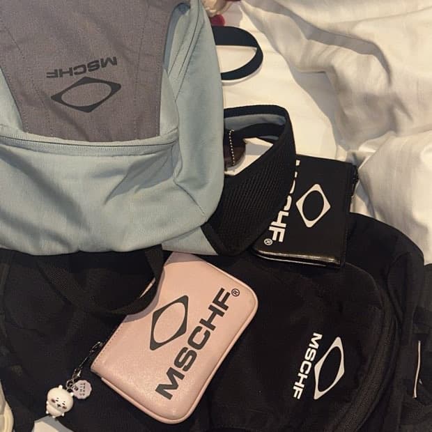 미스치프 롬버스 월렛 카드지갑 베이비핑크 오호스갸루베이비메탈클럽마뗑킴