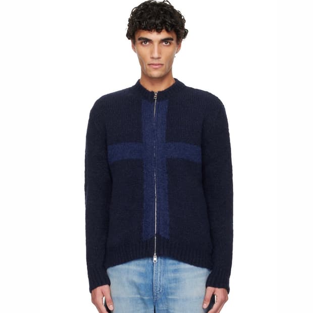 [L]팔로마울 Cruz B 집업 가디건/블루