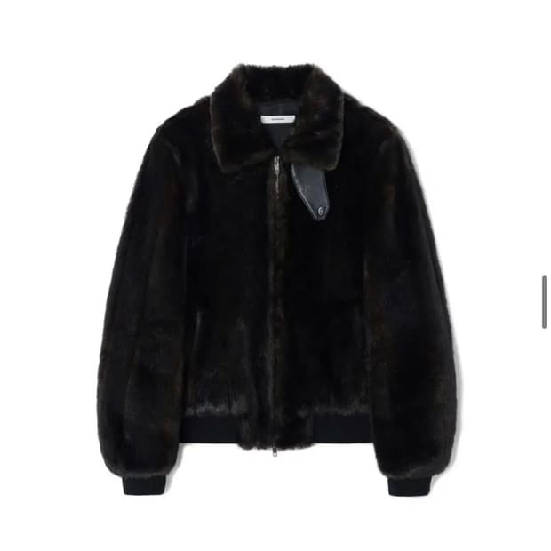 문선 밍크 퍼자켓
