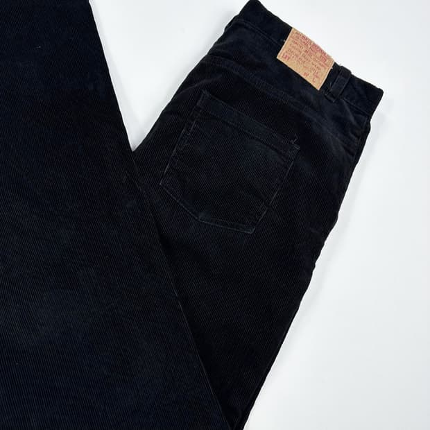 VTG 빈티지 재팬 블랙 부츠컷 코듀로이 팬츠 (30인치 여성추천)