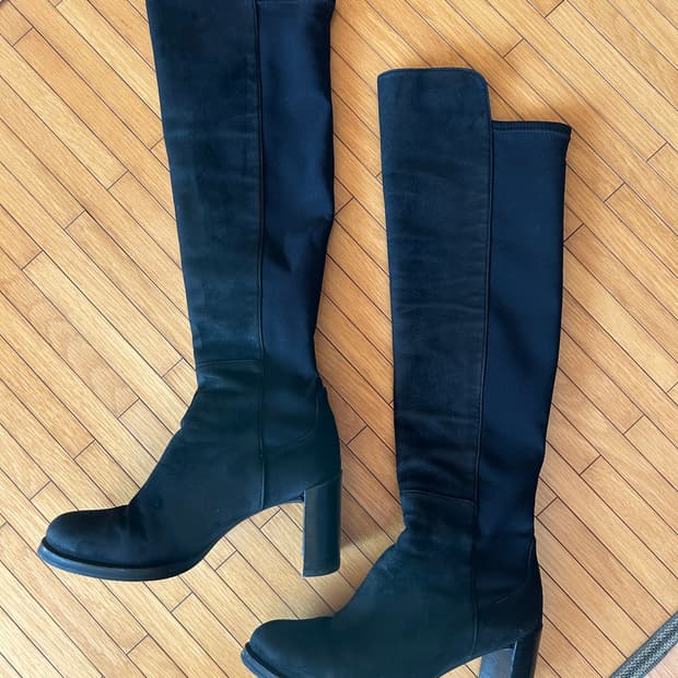 스튜어트 와이츠먼 스웨이드 롱부츠