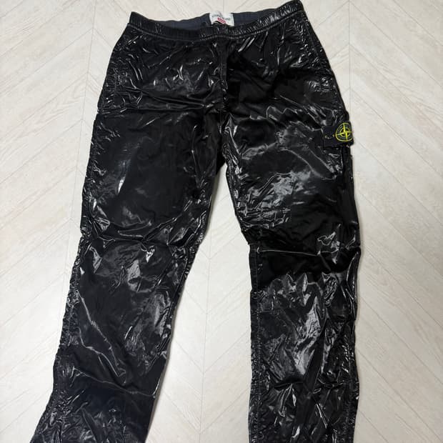 스톤아일랜드 x 슈프림 실크바지