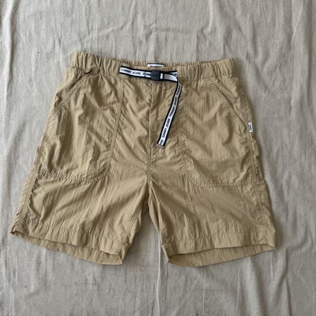 타미진스 베이지 나일론 카펜터 반바지 쇼츠 L