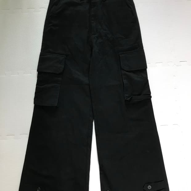 빈티지 와이드 카고 코튼팬츠