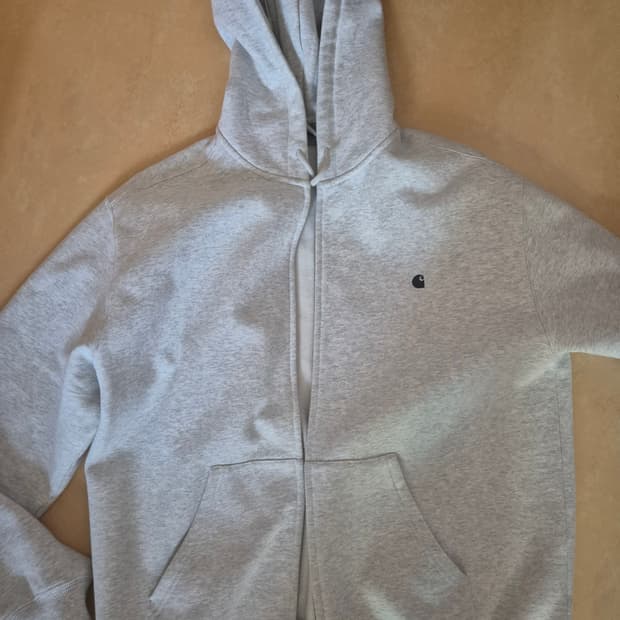 칼하트 WIP 후드집업 회색 M