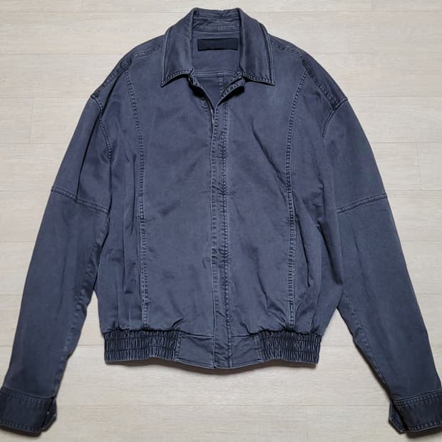 22F/W 준지 가먼트다잉 크롭 블루종 46
