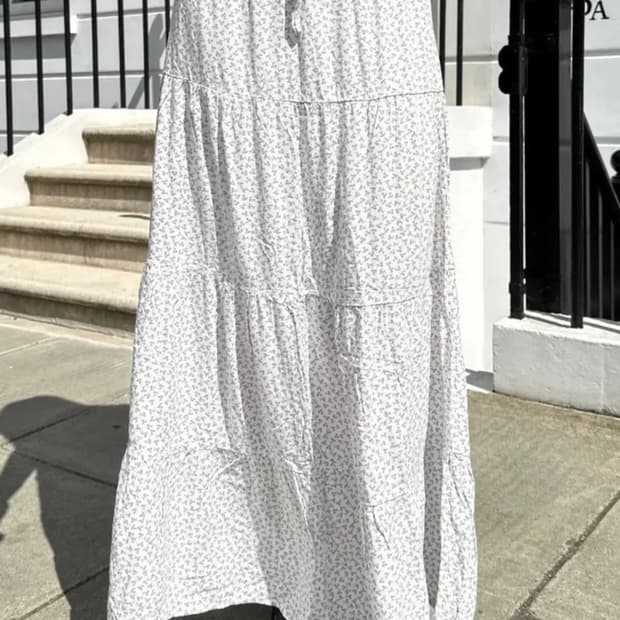 Brandy Melville floral long skirt