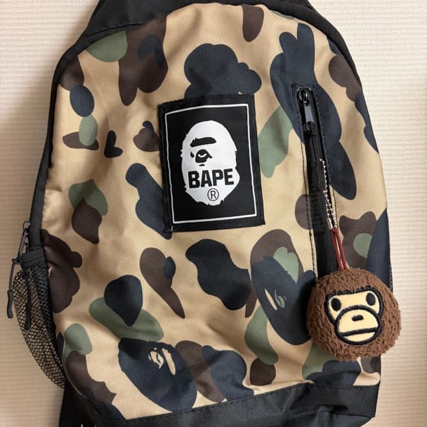 베이프 부록 카모 백팩