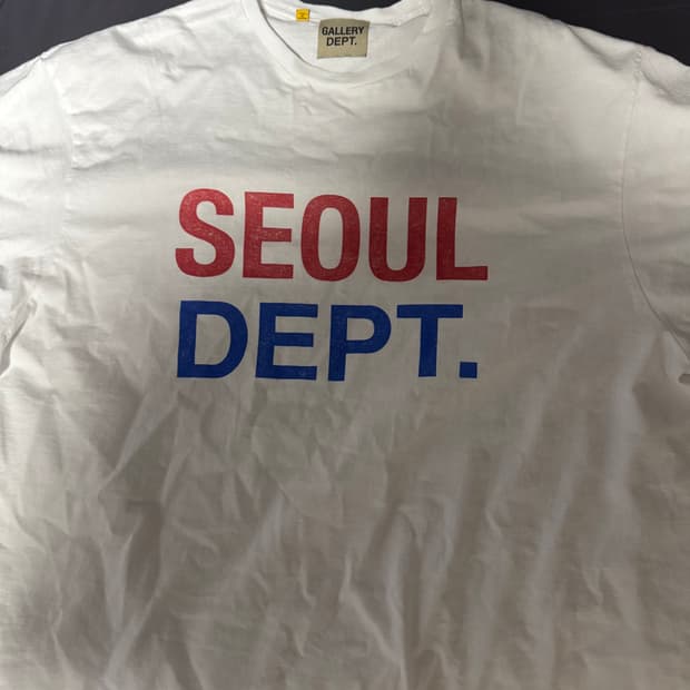 SEOUl DEPT 친필싸인 티셔츠