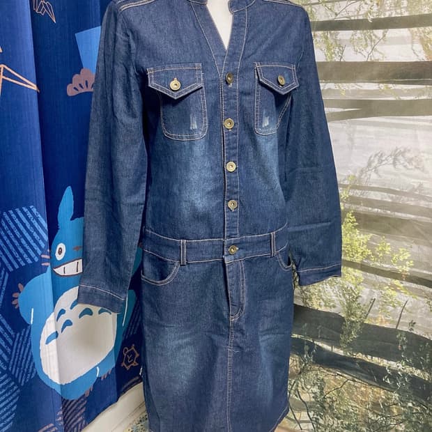 빈티지 청 원피스