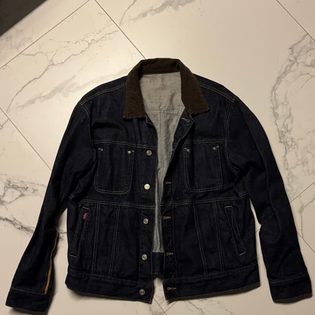 앤더슨벨 데님 초어자켓