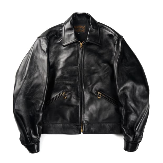 [새상품급] 브라이슬랜드 브렌트 가죽자켓 42사이즈