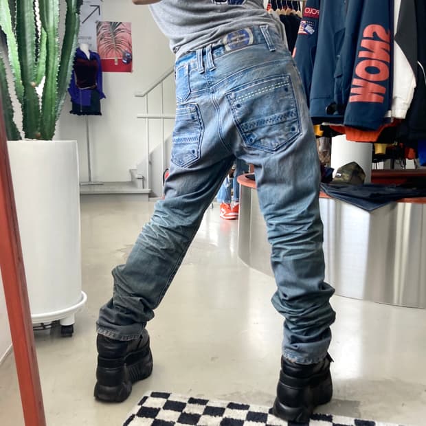 코스튬 x 언더커버 Ripped Denim Jeans