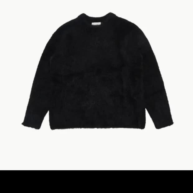 아모멘토 알파카 라운드넥 풀오버(L)