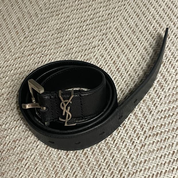 생로랑 모노그램 남성 벨트