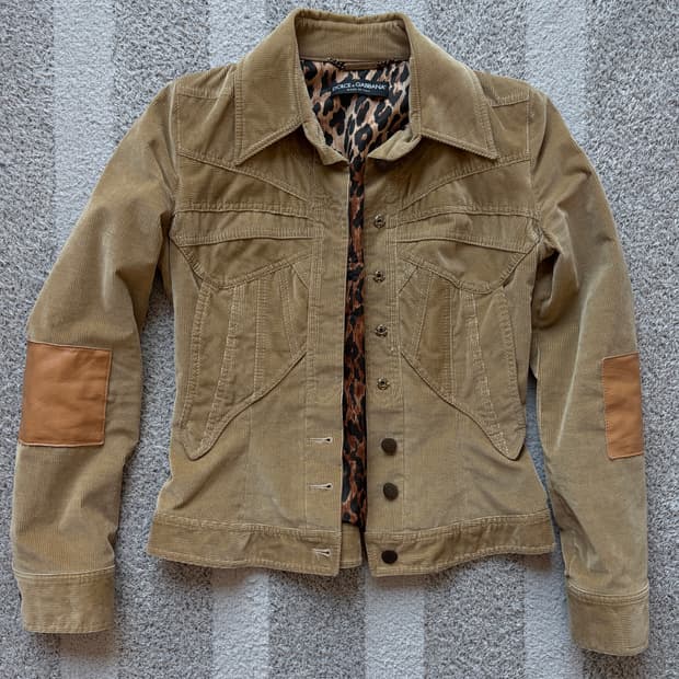 돌체앤가바나 코듀로이 자켓