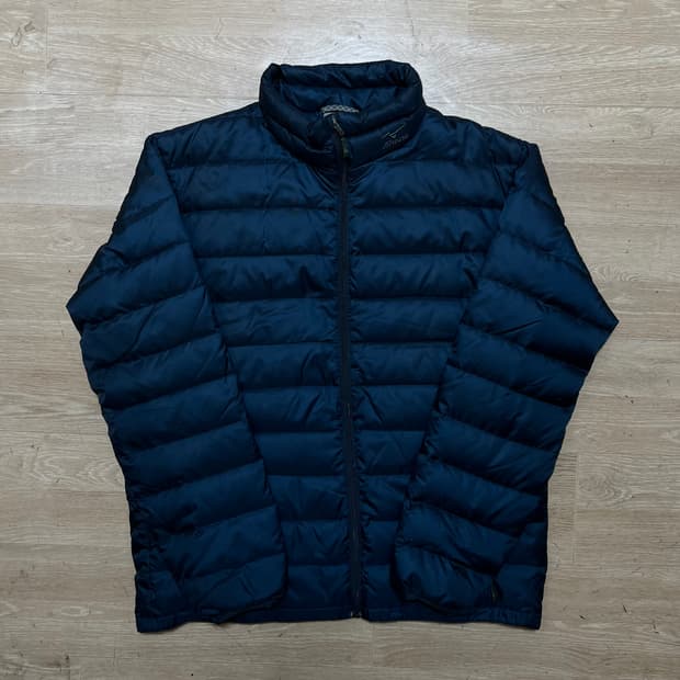 미즈노 남성 덕다운 경량패딩 점퍼 [네이비] M/95