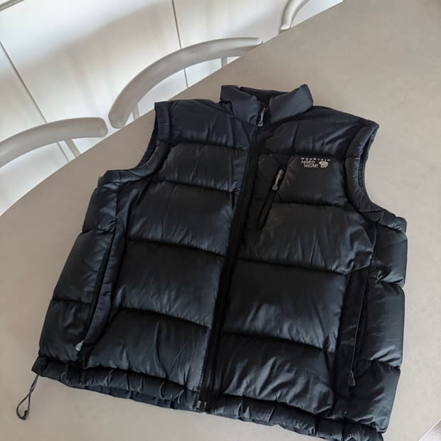 마운틴하드웨어 패딩 조끼 베스트 블랙 XL