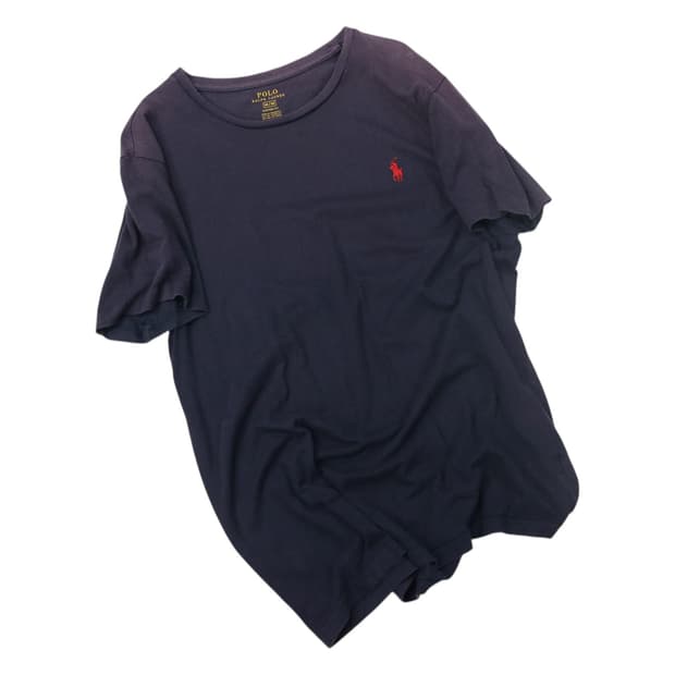 폴로 랄프로렌 레드 포니 네이비 반팔티셔츠 (M)