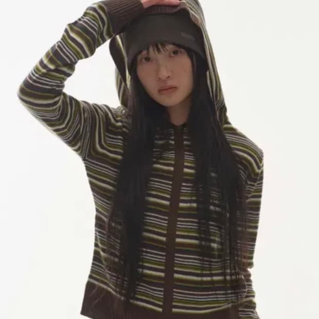 코이세이오 니트 집업 (1번 시착)