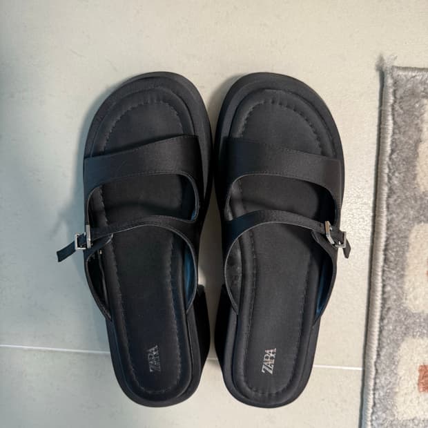 Zara 플랫폼 샌들 240
