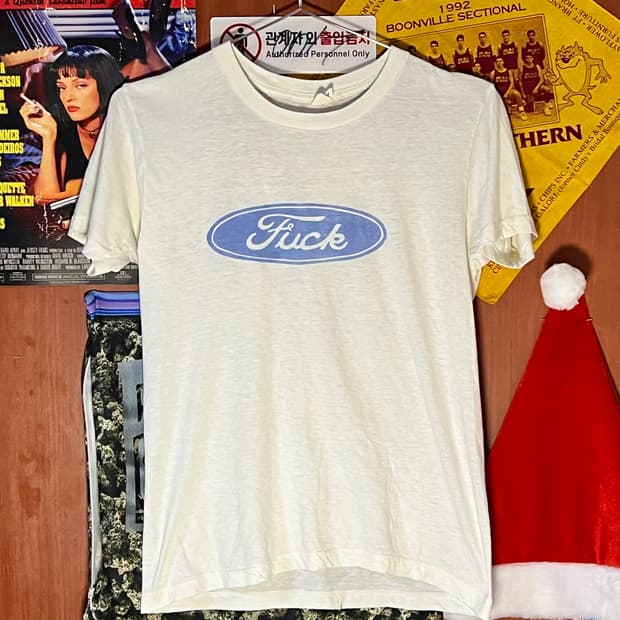80’s Super Thin Ford Parody ‘FUCK’ Shirt