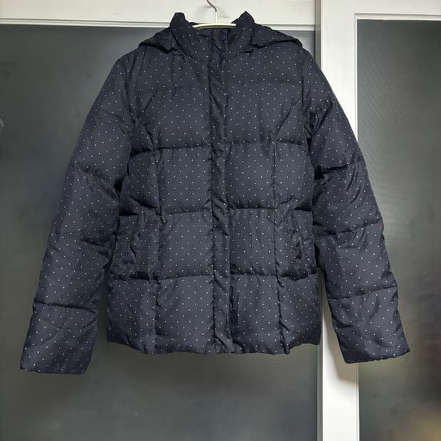 빈티지 도트 패딩