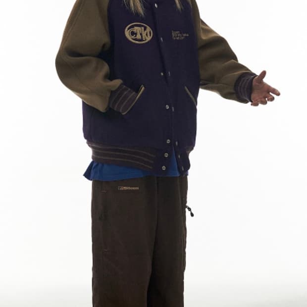 Kevin's Varsity Jacket Purple