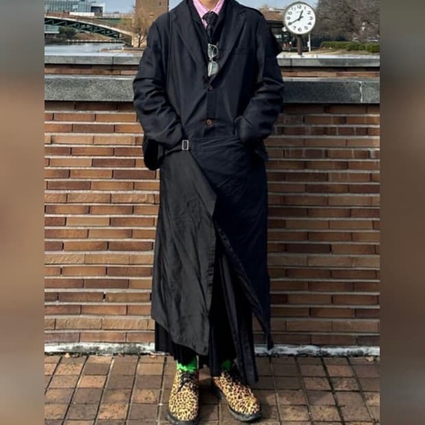 [M] 20aw 꼼데가르송 옴므플러스 케이프 코트