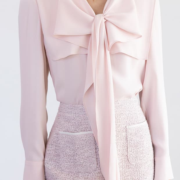 브라이드앤유 BAU WILLA Cape tie blouse