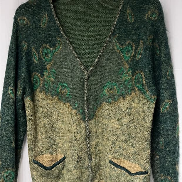 Toga 토가 모헤어 자가드 가디건