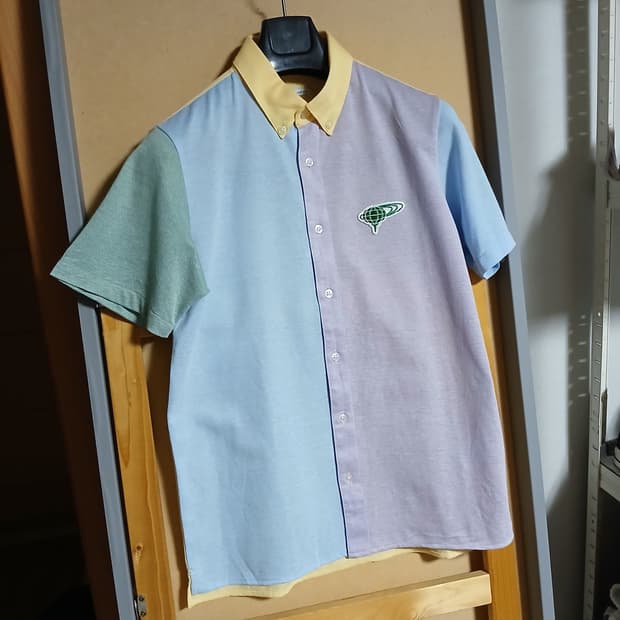 일본판 BEAMS 빔즈골프 반팔 PK 셔츠 카라티