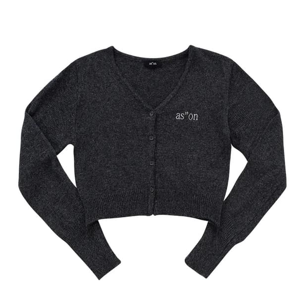 애즈온 조이 데일리 가디건 차콜