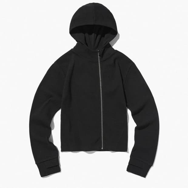 스웨이드 사이드 지퍼 집업 