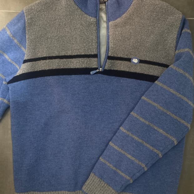 LEE DONG SOO GOLF 방풍 남성 반집업 니트 100