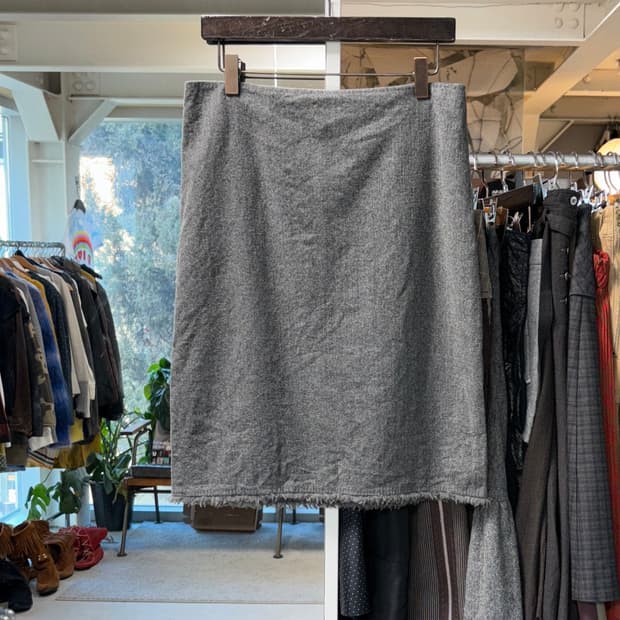 스포츠막스 울 스커트