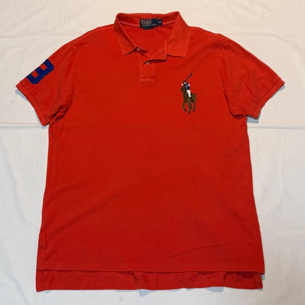 폴로 랄프로렌 빅포니 치프키프 카라티 오렌지