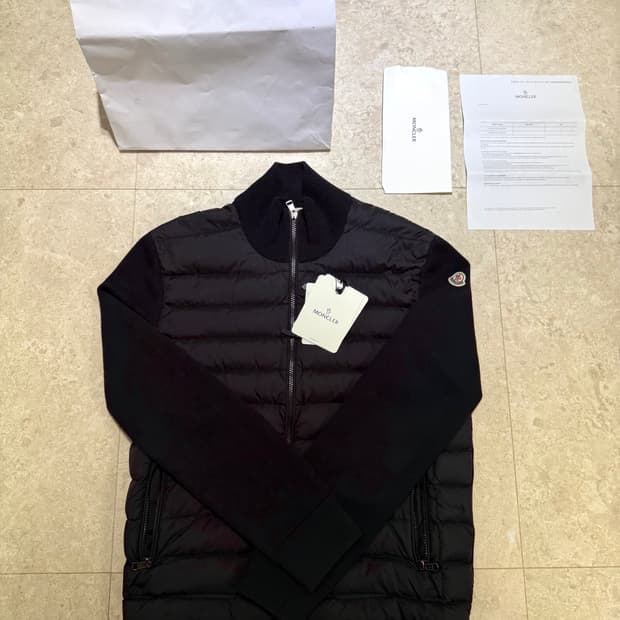 몽클레어 니트패딩 L