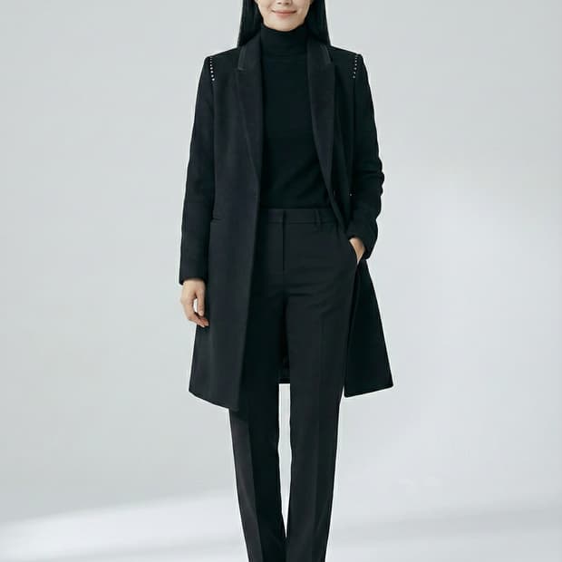 쟈딕앤볼테르(Zadig & Voltaire) 마르퀴스 스터드 울 코트